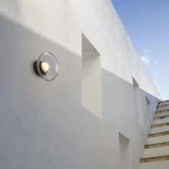 Karman Væg- Og Spejllamper > Agua LED-væglampe, IP44, klart glas