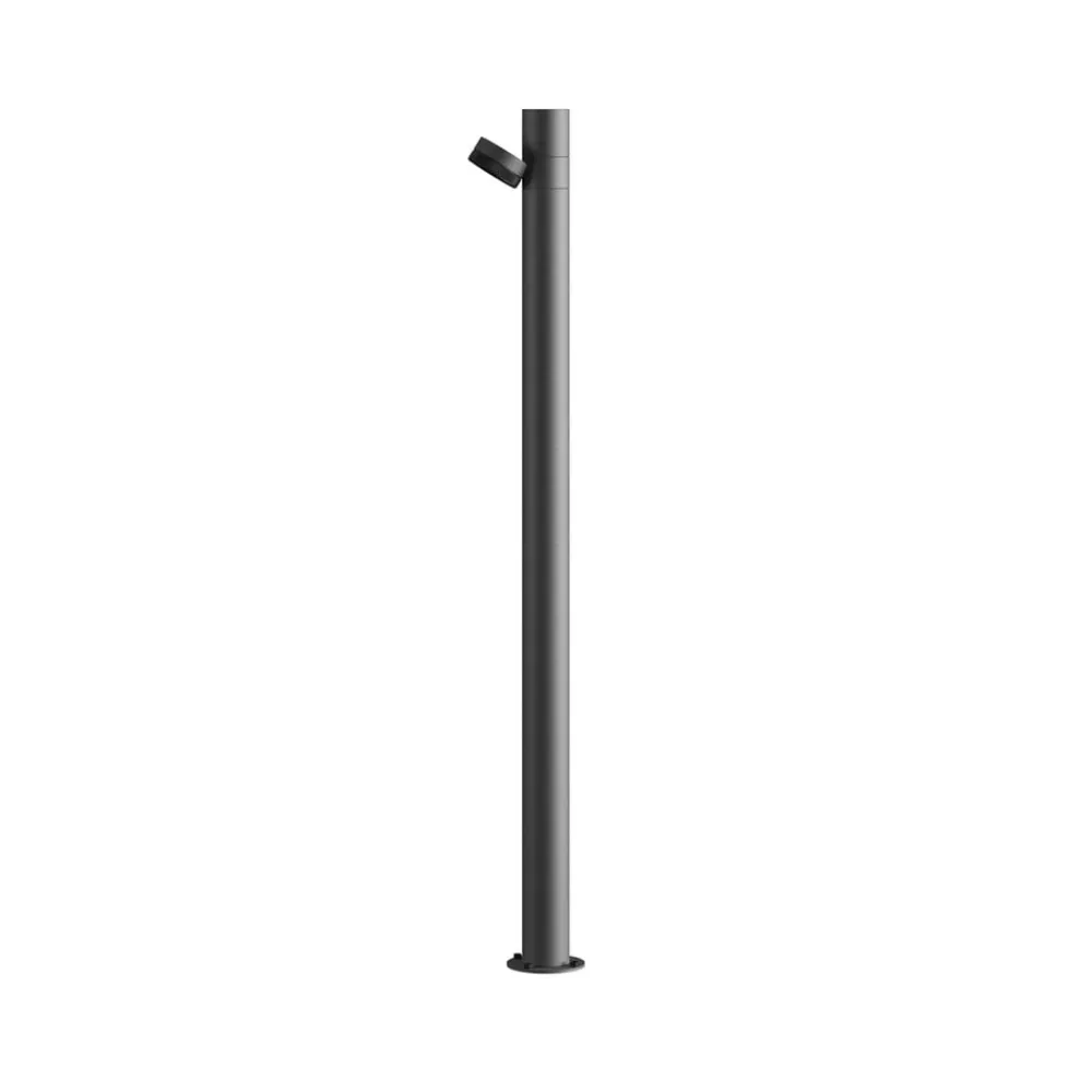 Karman Gadebelysning > LED-gadelampe Jaco, 90 cm, brun, aluminium, 1 lyskilde.