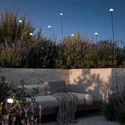 Karman Udendørs Spot > LED-lampe med jordspyd MINUIT, højde 210 cm, sort, IP65