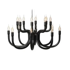 Karman Lysekroner > lysekrone Snoob, sort Ø 73 cm aluminium 20-lys.