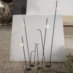 Udendørs Spot ^ Karman Pois gulvlampe, spyd IP65 3.000 K, 158 cm
