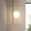 Udendørs Loftlamper ^ Karman udendørs loftlampe Atmosphere sort 133 cm plast
