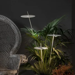 Karman Gadebelysning > Xana LED-hængelampe, hvid, højde 130 cm