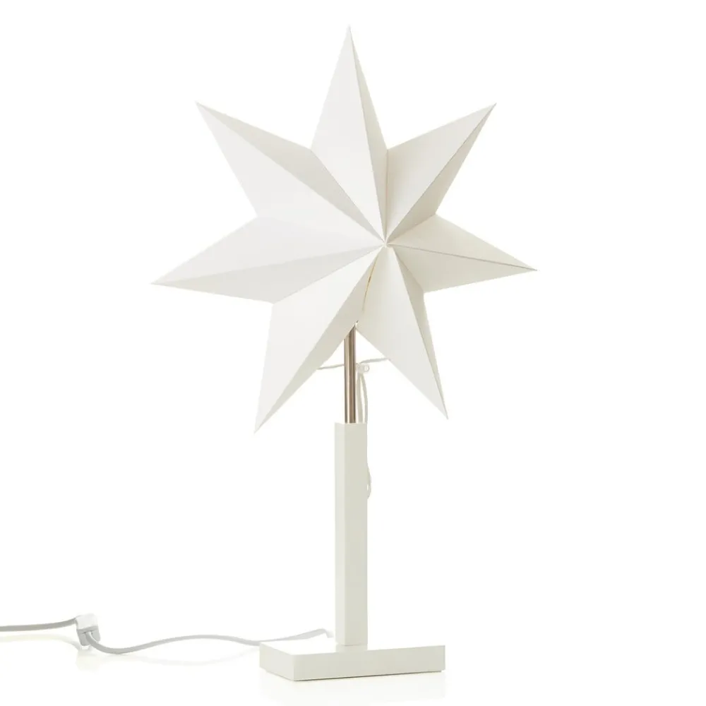 STAR TRADING Dekorationsbelysning|Julepynt > Karo standerstjerne, højde 55 cm