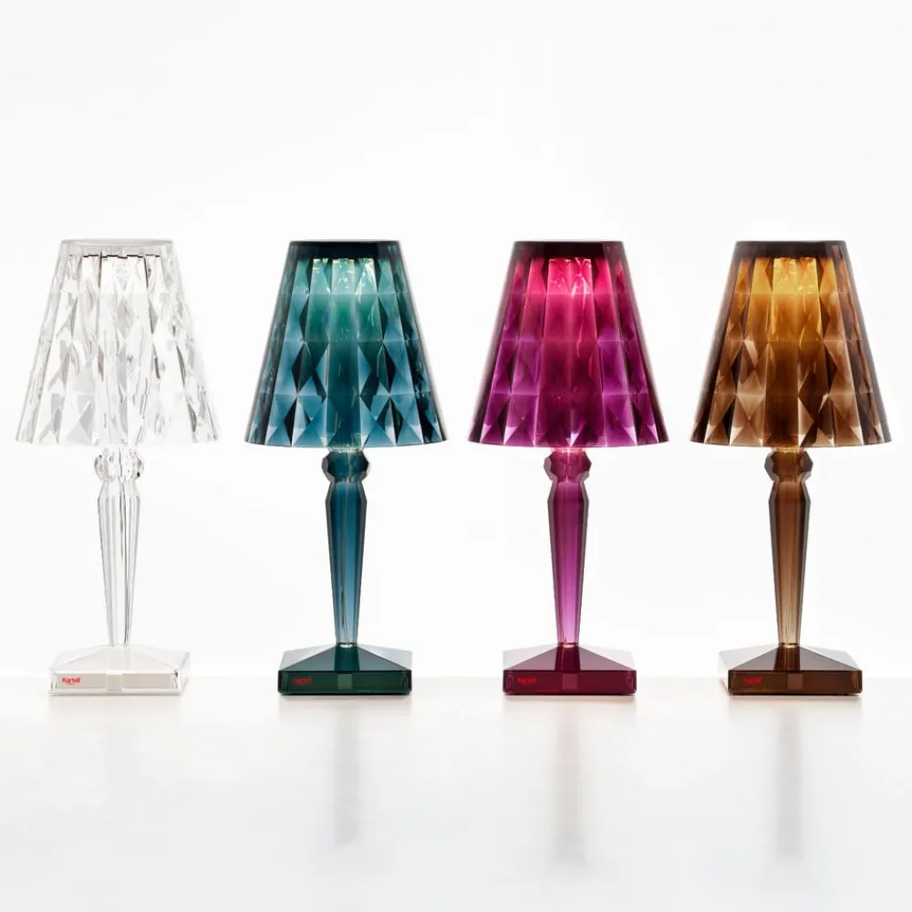 Kartell Dekorationsbelysning|Terrassebelysning > Big Battery - Bordlampe IP54, lyseblå