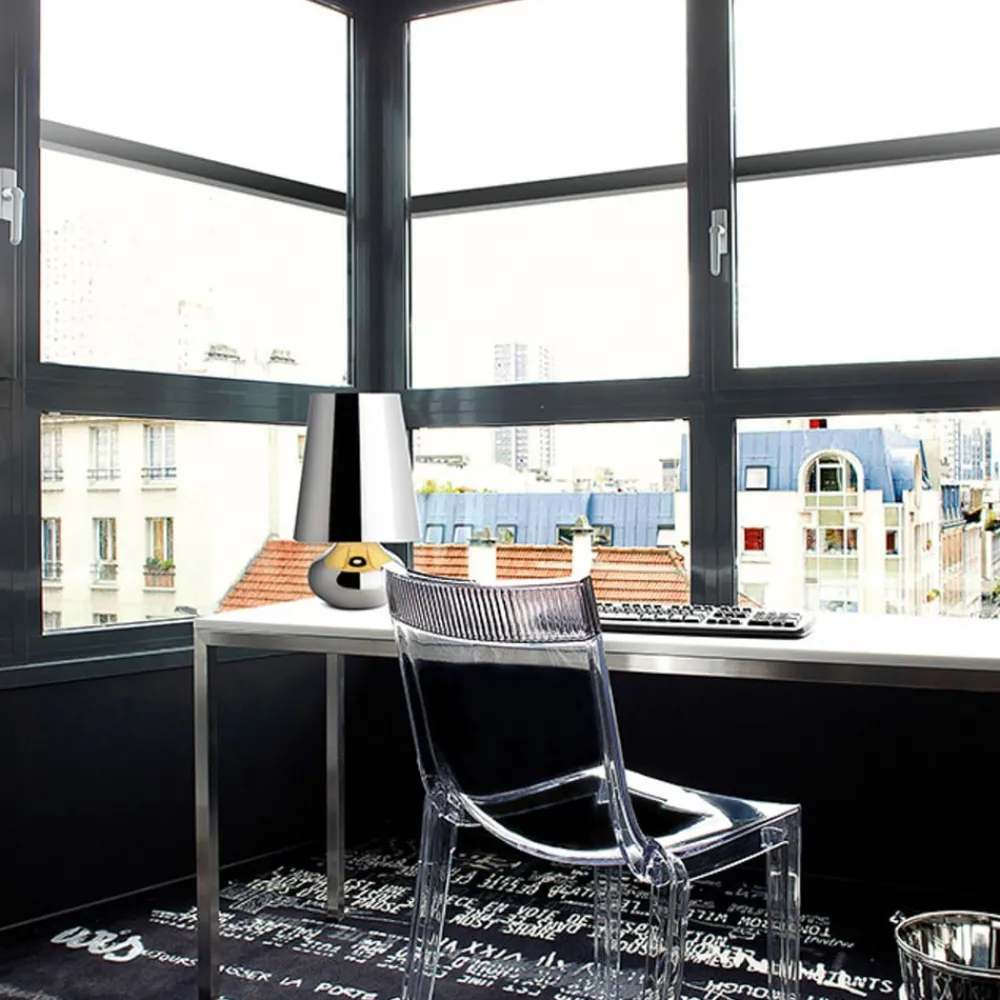 Kartell Bordlamper > Cindy LED-bordlampe, platin metallisk