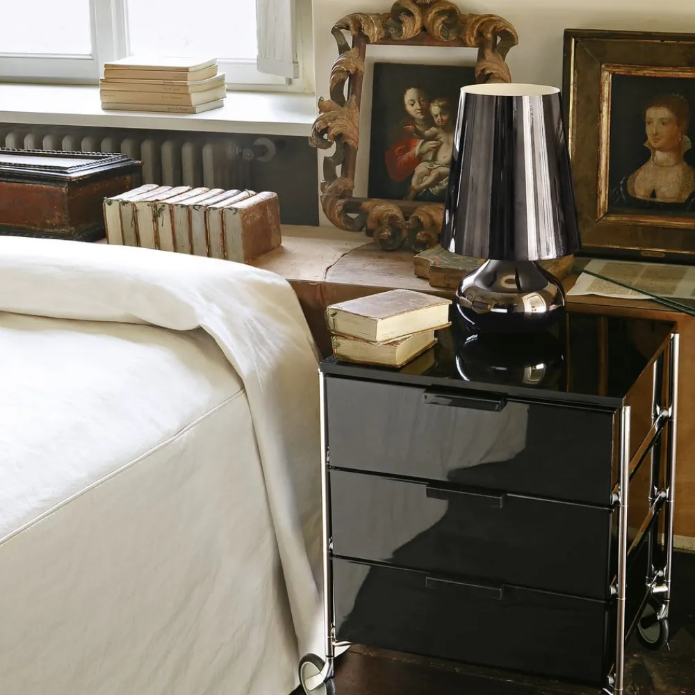Kartell Bordlamper > Cindy LED-bordlampe, platin metallisk