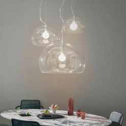 Pendellamper|Pendellamper ^ Kartell FL/Y - LED-pendellampe, transparent