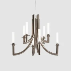 Kartell Lysekroner > Khan lysekrone, Ø 77 cm, mat bronze