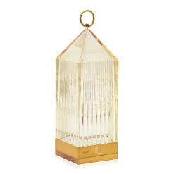Kartell Dekorationsbelysning|Terrassebelysning > Lantern LED-bordlampe, bernstein IP54