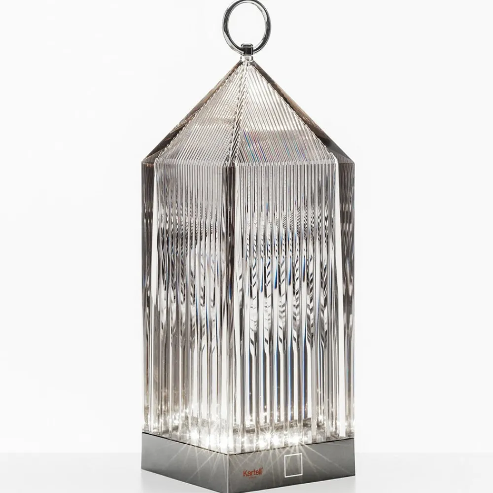 Kartell Dekorationsbelysning > Lantern LED-bordlampe, røggrå IP54