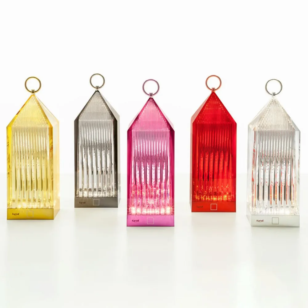 Kartell Dekorationsbelysning > Lantern LED-bordlampe, røggrå IP54