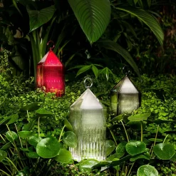 Kartell Dekorationsbelysning > Lantern LED-bordlampe, røggrå IP54