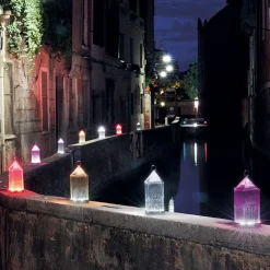 Kartell Dekorationsbelysning > Lantern LED-bordlampe, røggrå IP54