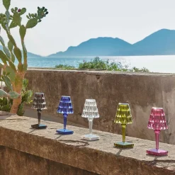 Kartell Dekorationsbelysning > LED-bordlampe Batteri, 30 cm, røggrå, IP54