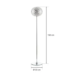 Kartell Gulvlamper|Gulvlamper > Planet LED-gulvlampe, 160 cm krystalklar