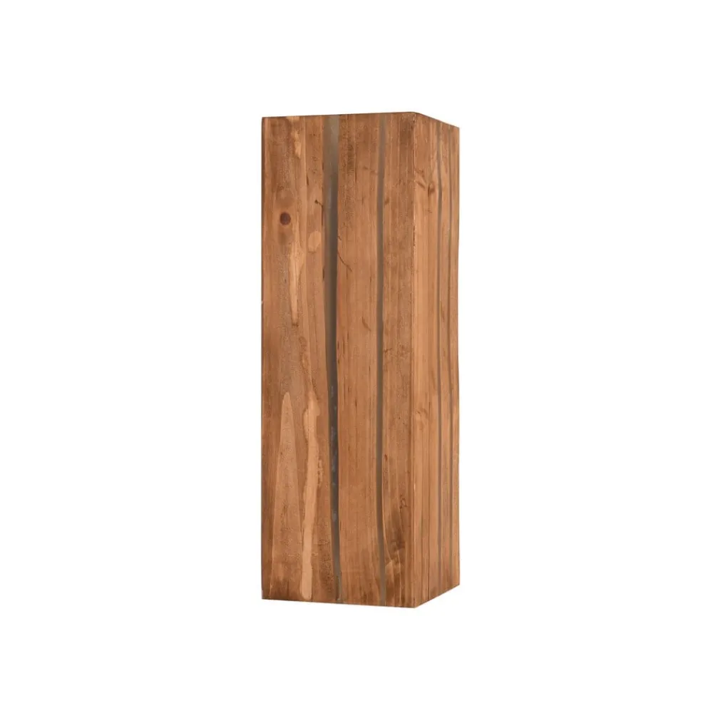 Væglamper ^ Trio Lighting Karuni væglampe, naturlig, træ, metal, E14