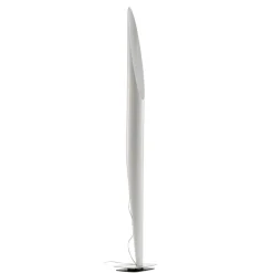 Gulvlamper|Gulvlamper ^ kdln gulvlampe Shakti, sølv, hvid satineret, højde 200 cm