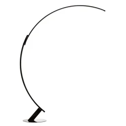 kdln Gulvlamper > LED-gulvlampe Kyudo, sort, højde 212 cm