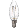 Filament Pære|Led Pærer ^ Sylvania Kertepære E14 ToLEDo 2,5W 827 klar, snoet