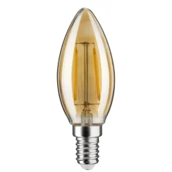 Paulmann Dæmpbar Led-Pære|Filament Pære > Kertepære E14 4,7W 2.500K guld, dæmpbar