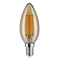 Paulmann Dæmpbar Led-Pære|Filament Pære > Kertepære E14 4,7W 2.500K guld, dæmpbar