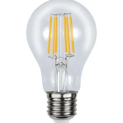 STAR TRADING Filament Pære|Led Pærer > Klar E27 A60 LED-pære 3,5 W, AC/DC 12-24 V 2.700 K