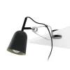 Bordlamper ^ FARO BARCELONA Klemmelampe Studio, sort/creme