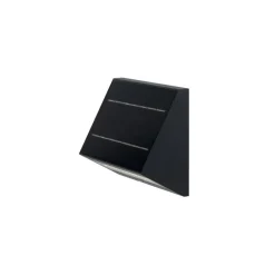 KLEWE Solcellelamper > LED-solcellelampe ECOSTEP, antracit, 17 cm, IP65