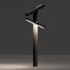 Solcellelamper|Udendørs Spot ^ KLEWE LED-solcellelampe HELIOSTEPPER, antracit, jordspyd, IP65