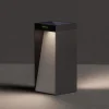 Solcellelamper|Sokkellamper ^ KLEWE LED-solcellelampe MILIO FULL, antracit, 35 cm, aluminium, IP65
