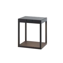 KLEWE Solcellelamper > LED-solcellelampe RADIA GROUND, antracit, 25 cm aluminium IP65