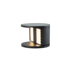 KLEWE Solcellelamper > LED solcellelampe SWING, antracit, Ø 20 cm IP65