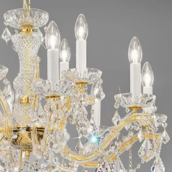 KOLARZ Lysekroner > Maria Louise lysekrone, guld 24 kt, 12 lkld