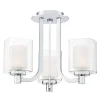 QUOIZEL Loftlamper > Kolt IP44-loftslampe med dobbelte glasskærme