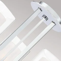 QUOIZEL Loftlamper > Kolt IP44-loftslampe med dobbelte glasskærme