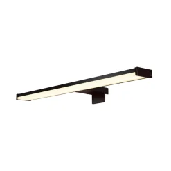 Searchlight Væg- Og Spejllamper > Kos LED-spejllampe, bredde 60 cm, sort aluminium IP44