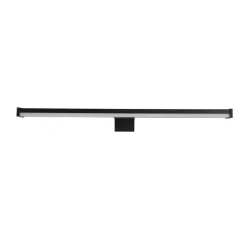 Searchlight Væg- Og Spejllamper > Kos LED-spejllampe, bredde 40 cm, sort aluminium IP44