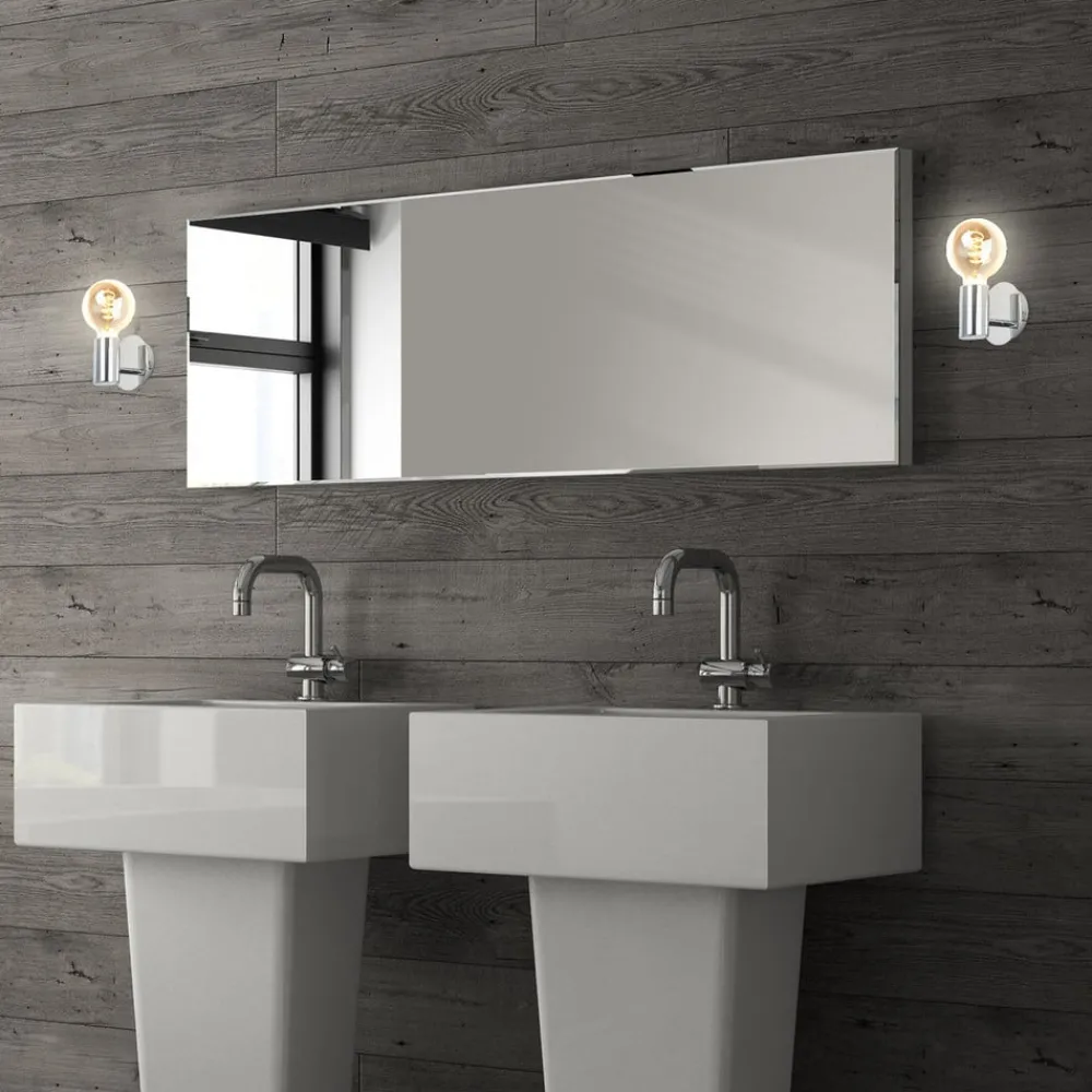 Væglamper ^ Briloner Kosol væglampe til badet, IP44, E27, krom
