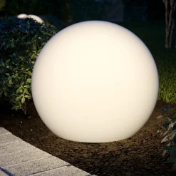 Nowodvorski Lighting Dekorationsbelysning|Terrassebelysning > Kugleformet lampe Cumulus L til haven, Ø 60 cm