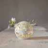 STAR TRADING Dekorationsbelysning|Julepynt > Kugleformet LED-lampe Merry X-Mas Ø 15cm hvidt glas batteridrevet