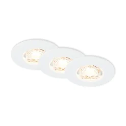 Briloner Loftlamper|Indbygningsspots > Kulana Mini indbygget spot LED IP44 3 stk hvid