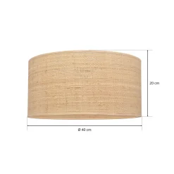 HELAM Lampeskærme > Lampeskærm Abba E27 Ø40/højde 20 cm, rattan