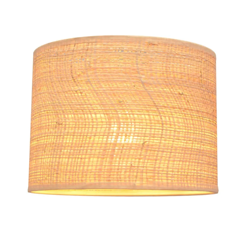 Lampeskærme ^ HELAM Lampeskærm Abba E27 Ø20/højde 15 cm, rattan