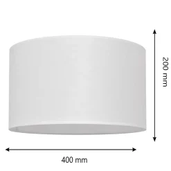 HELAM Lampeskærme > Lampeskærm Alba, Ø 40 cm, E27, hvid