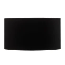 HELAM Lampeskærme > Lampeskærm Alba, Ø 45 cm, E27, sort/guld