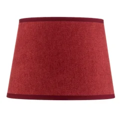 Lampeskærme ^ Duolla Lampeskærm Classic S, vævet, rød