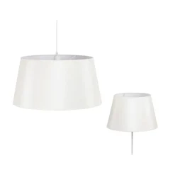 Duolla Lampeskærme > Lampeskærm Cone højde 25,5 cm, chintz ecru/hvid