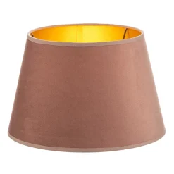 Lampeskærme ^ Duolla Lampeskærm Cone højde 18 cm, lyserød/guld