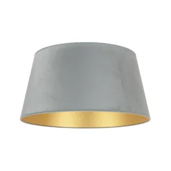 Lampeskærme ^ Duolla Lampeskærm Cone højde 22,5 cm, mintgrøn/guld